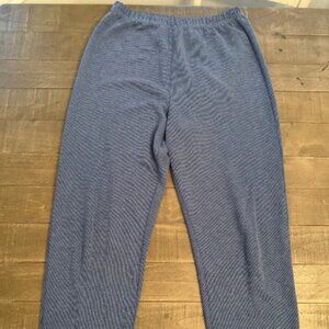 Steven Ross Naturally Blue Knit Pants Size Small